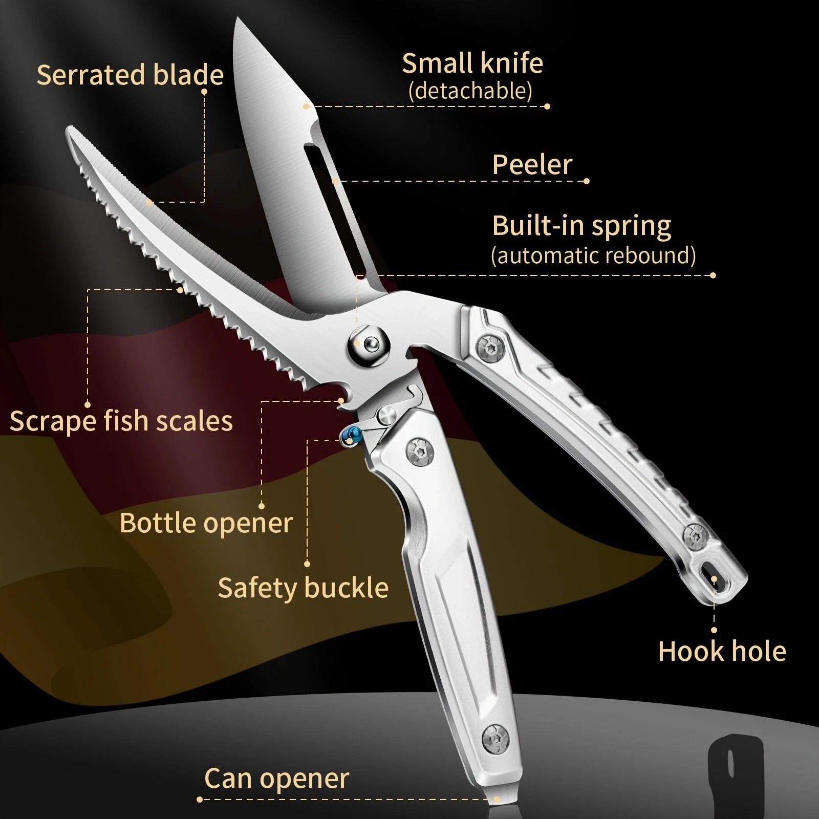 Kitchen Shears Cleaning and Maintenance View