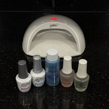 Gelish Harmony Pro 5-45 18W LED Gel Nail Soak Off Polish Lamp Bundle