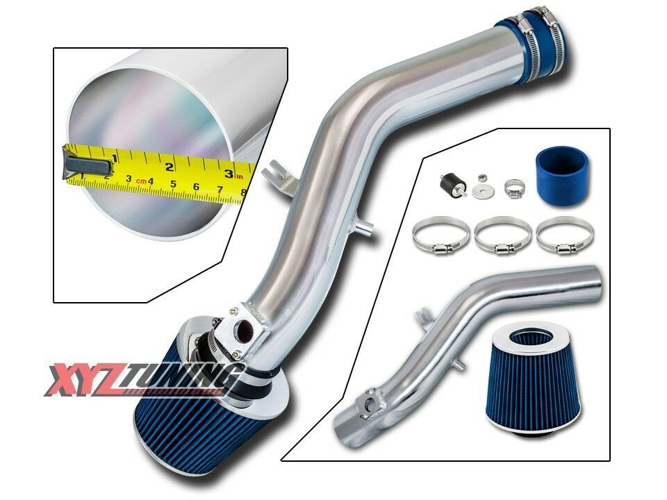 3" Jdm Azul Frío Aire Admisión + Filtro Para 06-13 Is 250 2.5L/06-11 350 3.5L V6