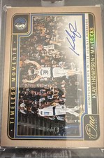 2024-25 Panini One and One - Timeless Moments Autographs Klay Thompson #TMA-4...
