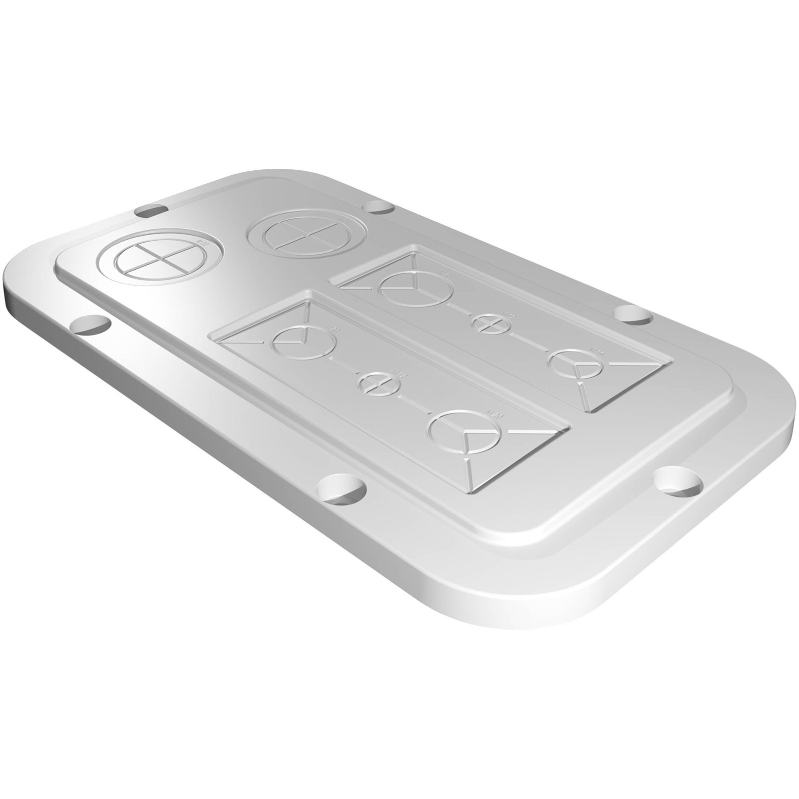 Rittal AX Flange 149x256mm Plastic Grey 1pc