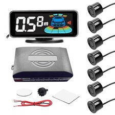 Shkalacar Car Reverse Parking Radar System Backup Rear Reversing Radars with ...