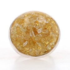 NEW Green Quartz Ring - Sterling Silver Women's Size 9