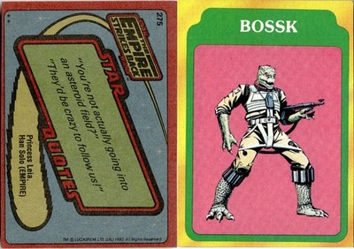 1980 Topps The Empire Strikes Back Series 3 #275 Bossk