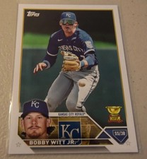 2023 Topps Chrome Bobby Witt Jr #176 Gold Cup Kansas City Royals
