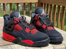 Air Jordan 4 Retro Red Thunder Men Shoes