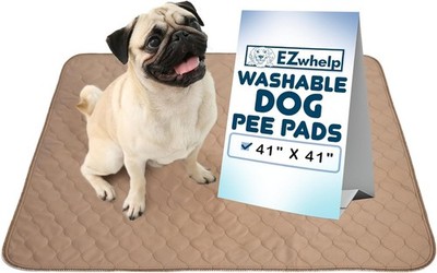 EZwhelp Reusable Dog Pee Pads - Waterproof, Washable Training Pads for Puppies