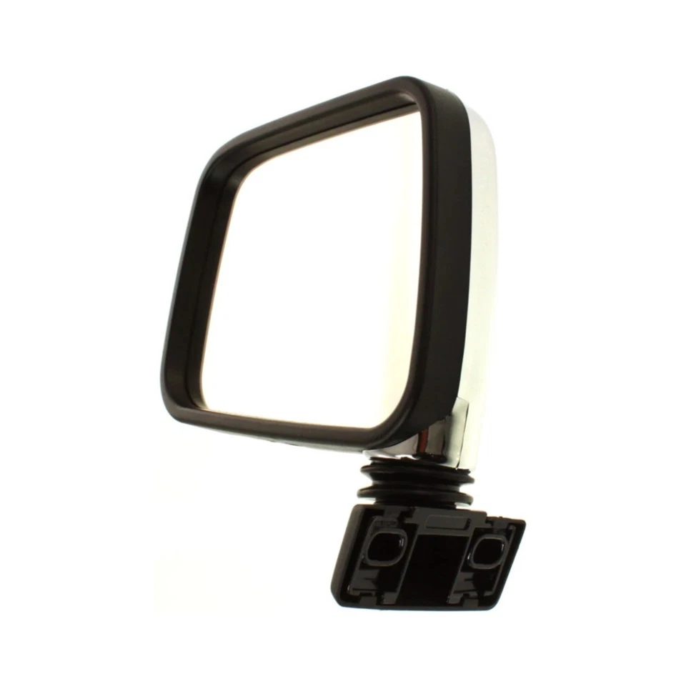 Espejo retrovisor lado del conductor para camioneta/rodeo Isuzu 1990 1991 1992 1993 | cromado plano Foto 3 de 4