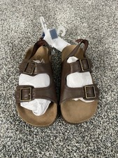 Oshkosh B  gosh Bruno Sandals Toddler Size 12 Brown Adjustable NWT