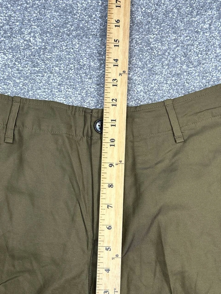 Banana Republic Chino 短裤女式 6 绿色帆布棉质高腰户外 — 第 4/4 张图片