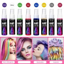 Temporary Hair Dye Spray, Wash Out Hair Color Spray for Kids  Adult Halloween