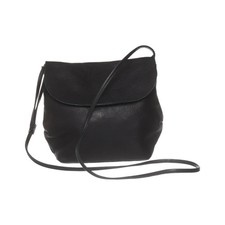 Pieces, Umhängetasche, Damen, Leder, Schwarz, 18.5, 7, 21.5 cm #NZU