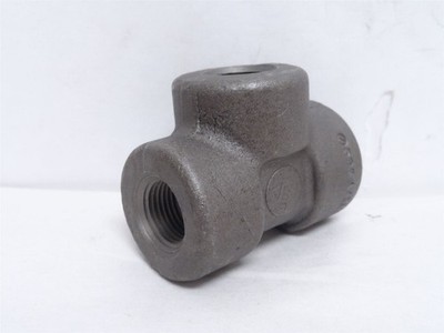 247272 New-No Box; Industry-Std 1MMX8 Pipe Tee; Sch: 80; Class: 3000; 3/8NPT