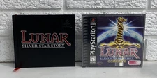 Lunar PS1 Silver Star Story  Sony PlayStation 1 2002 All 4 Discs Book Works