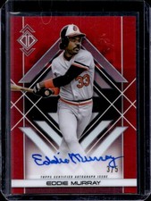 2025 Topps Transcendent Eddie Murray Icons Chrome Auto Red Refractor #/5