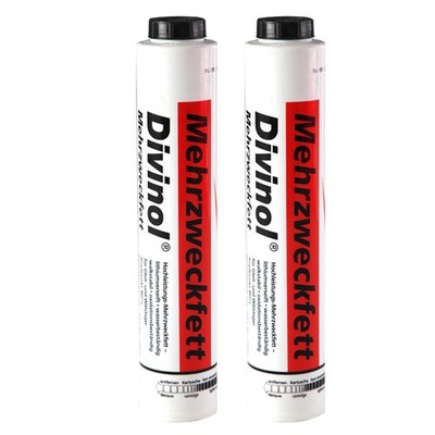 2 x 400 g Divinol Mehrzweckfett NLGI 2 22971 400 g Lube-Shuttle Lithiumfett