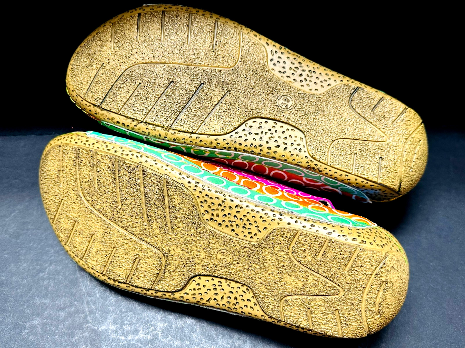 Soffia Rainbow Strap Bubble Pattern Leather Sanda… - image 9