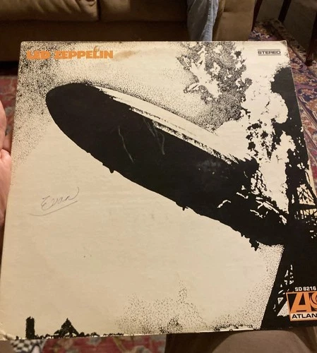 Orig 1969 LED ZEPPELIN I Self-Titled LP record SD-8216 Presswell