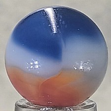 Vintage Vitro All-Red Marble .62 Inches Near-Mint Condition Combined Shipping