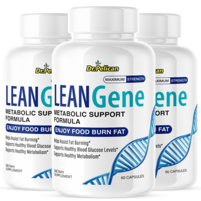 LeanGene- Metabolism Support, Weight Management Supplement- 3 Bottles