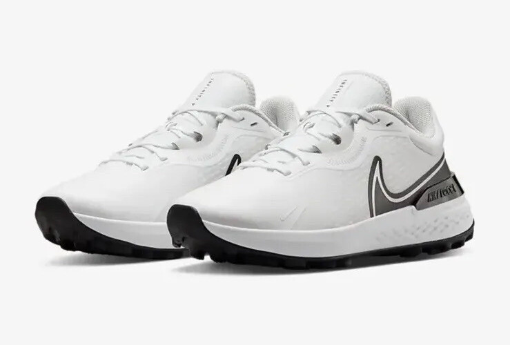 Nike Infinity Pro 2 White Black Golf Shoes Men Size 10.5 DJ5593-115