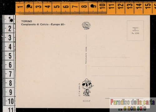 TORINO, CAMPIONATO DI CALCIO EUROPA 1980 (CARTOLINA NON VIAGGIATA - 8225-F) - Imagen 2 de 2