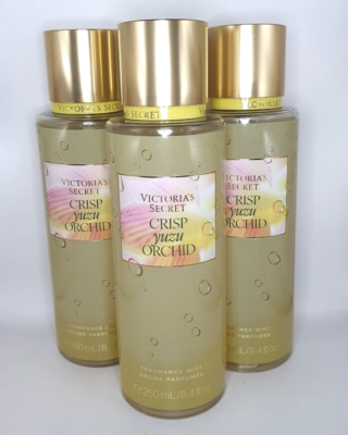 VICTORIA'S SECRET CRISP YUZU ORCHID BODY MIST 8.4 FL OZ (SET OF 3