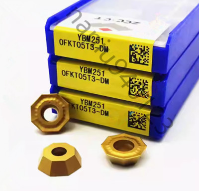 10pcs OFKT05T3-DM YBM251 ZCC.CT Tools CNC blade Carbide Inserts Original