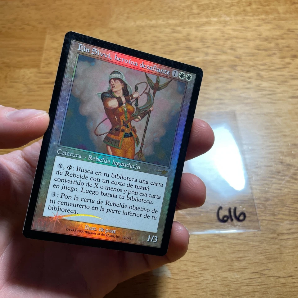 ☀️Lin Sivvi, Defiant Hero FOIL SP MTG heroína desafiante NEM Nemesis SeePics 616 - Image 4 of 4