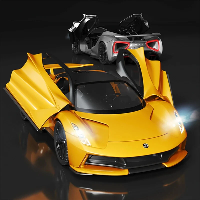 1:32 Lotus EVIJA Alloy Sports Car Model Diecast Super Vehicle Sound Light Toy - Image 3 of 4