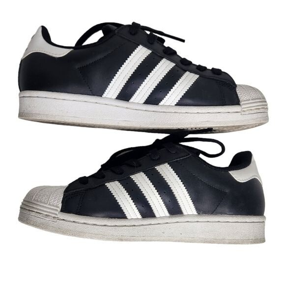 ADIDAS SUPERSTAR Core Black Cloud White Sneakers FV3286 | eBay