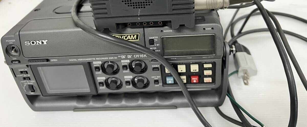 Sony DSR-50 Portable DV MiniDV DVCAM VCR Player Recorder VTR Tape