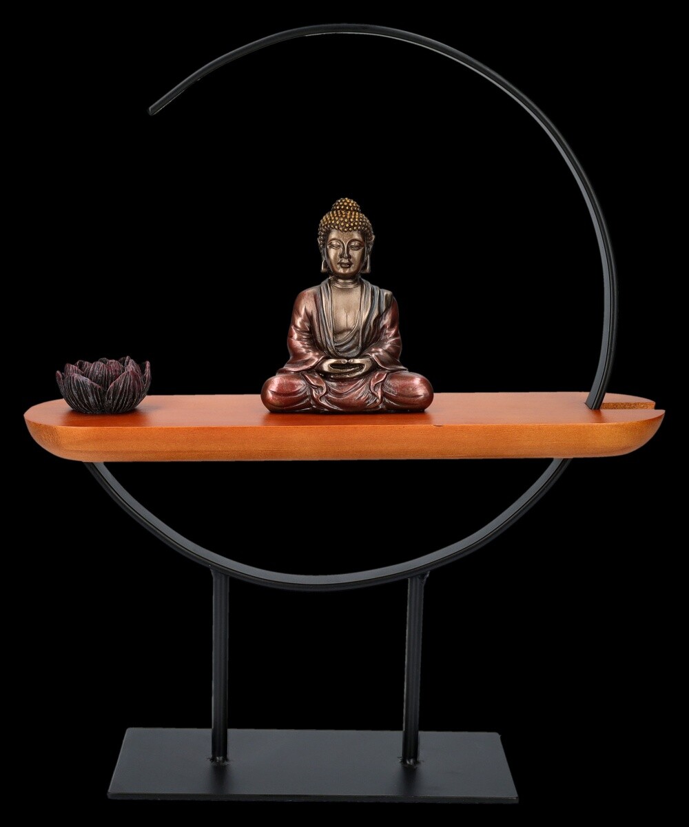 Decorative Figure with Stand - Seated Buddha - Room Feng Shui Meditation