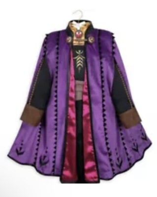 New Disney Store Frozen Girls Size 5/6 Princess Anna Costume, NWT