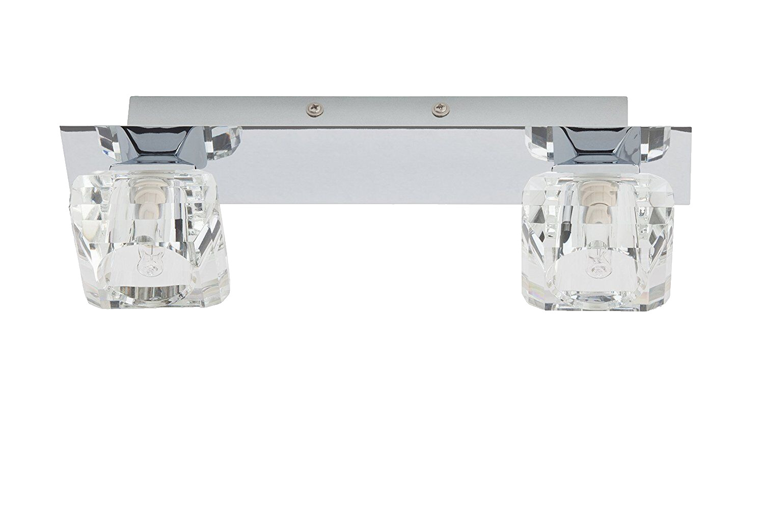 Lampada da soffitto Brilliant Fortuna 2 Faretti Cromo | Shop Online