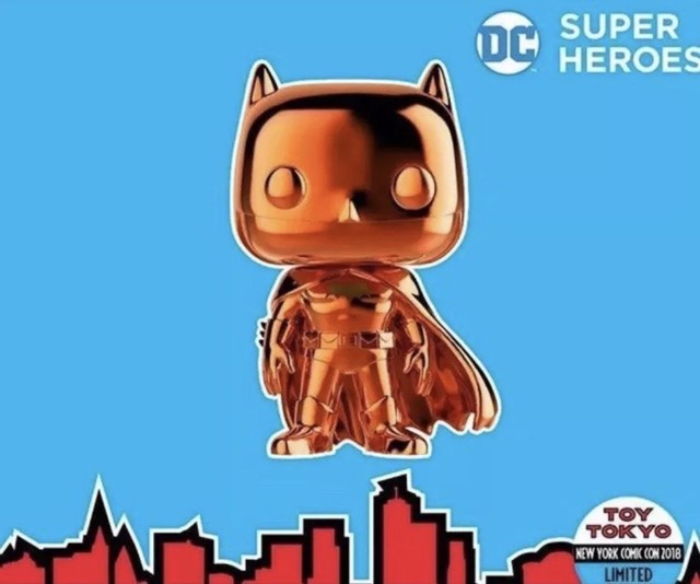 funko pop batman orange chrome
