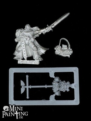 Warhammer 40k Space Marine Captain Command Squad 1998 OOP Hero Citadel GW