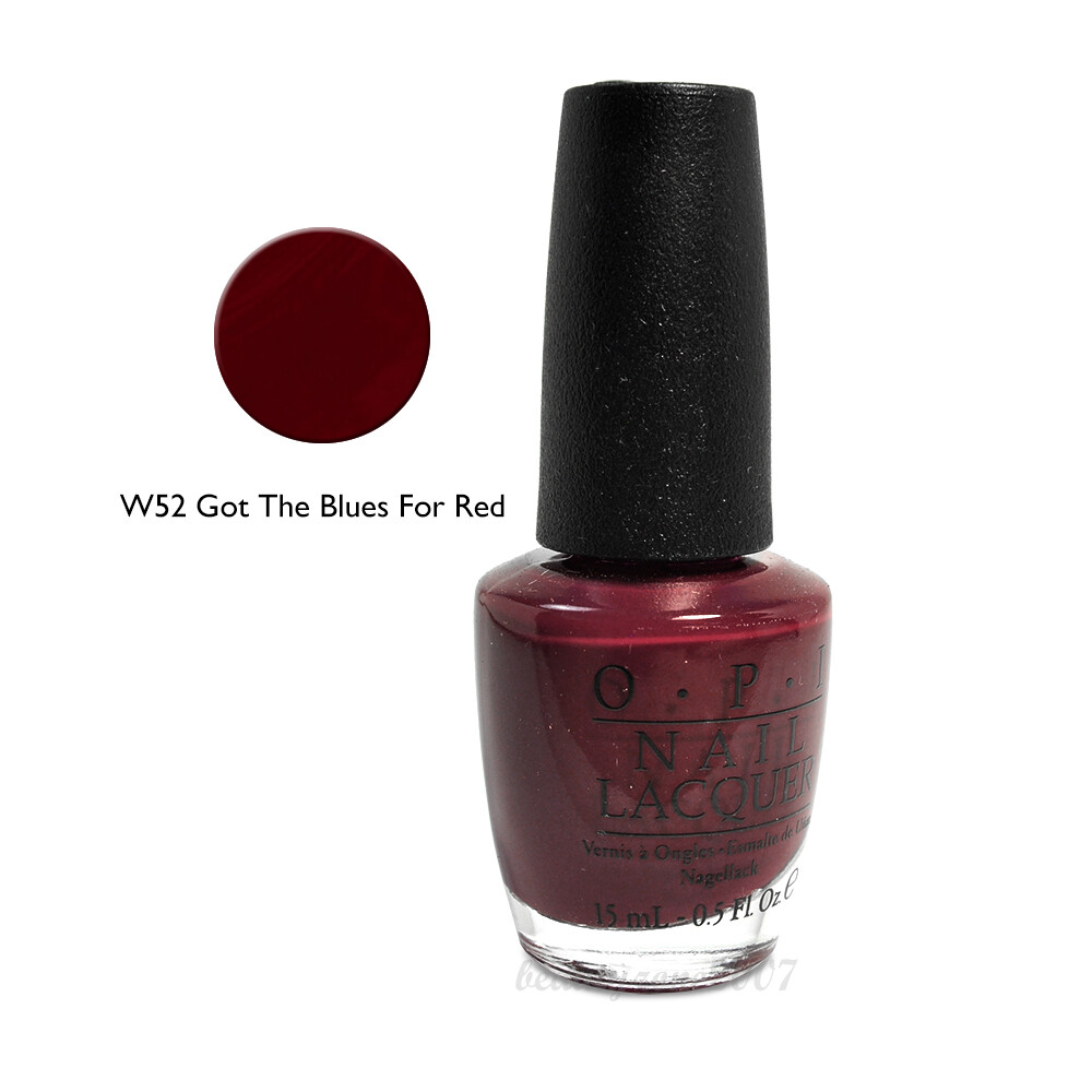 OPI Nail Polish W52 Got the Blues for Red 0.5oz | eBay