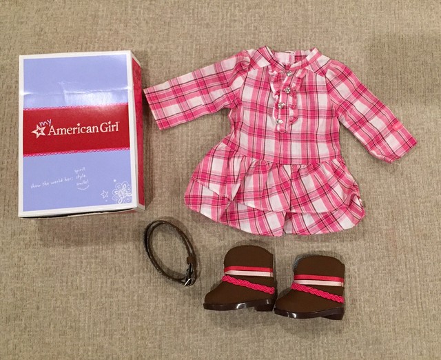 american girl doll plaid dress
