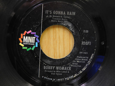 Bobby womack soul 45 Its Gonna Rain bw Thank You Minit
