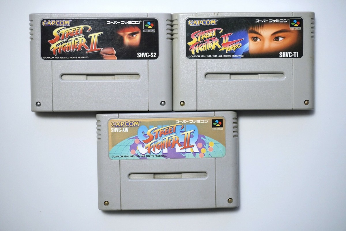 Street Fighter 2 Turbo Boxed SFC Nintendo Super Famicom CAPCOM Japan