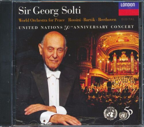CD Sir Georg Solti - Weltorchester für den Frieden: Rossini, Bartok, Beethoven, Einheit - Bild 1 von 2