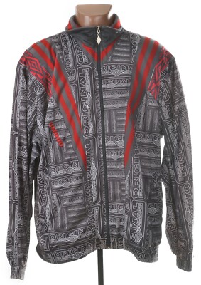 UMBRO VINTAGE 1996/1997 GREY TRACK JACKET SIZE XL AJAX AMSTERDAM