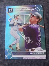 2023 Donruss Holo Carolina Blue #29 Larry Walker Diamond Kings Rockies