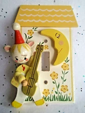 Vintage Irmi Fiddler Light Switch Cover for Nursery