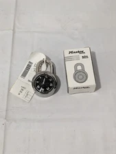 MASTER LOCK Combination Lock: Steel, 1-7/8" Wide 1500KA-083412