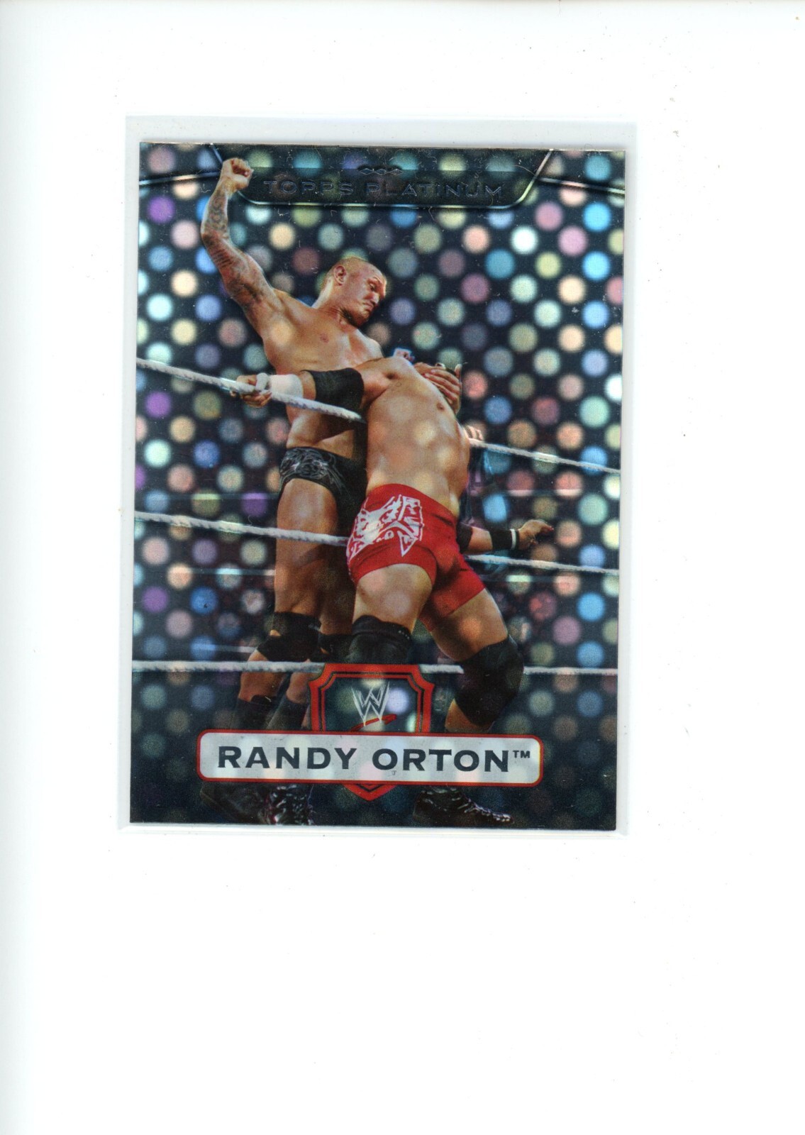 2010 Topps Platinum WWE Randy Orton #97 X-Fractor Refractor