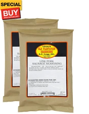 A.C. Legg Old Plantation Seasonings - Link Pork Sausage Seasoning 8 ounces - 2 P