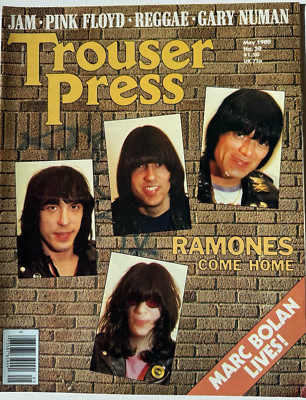 TROUSER PRESS MAGAZINE #50 May 1980 Pink Floyd THE RAMONES Jam REGGAE Gary Numan
