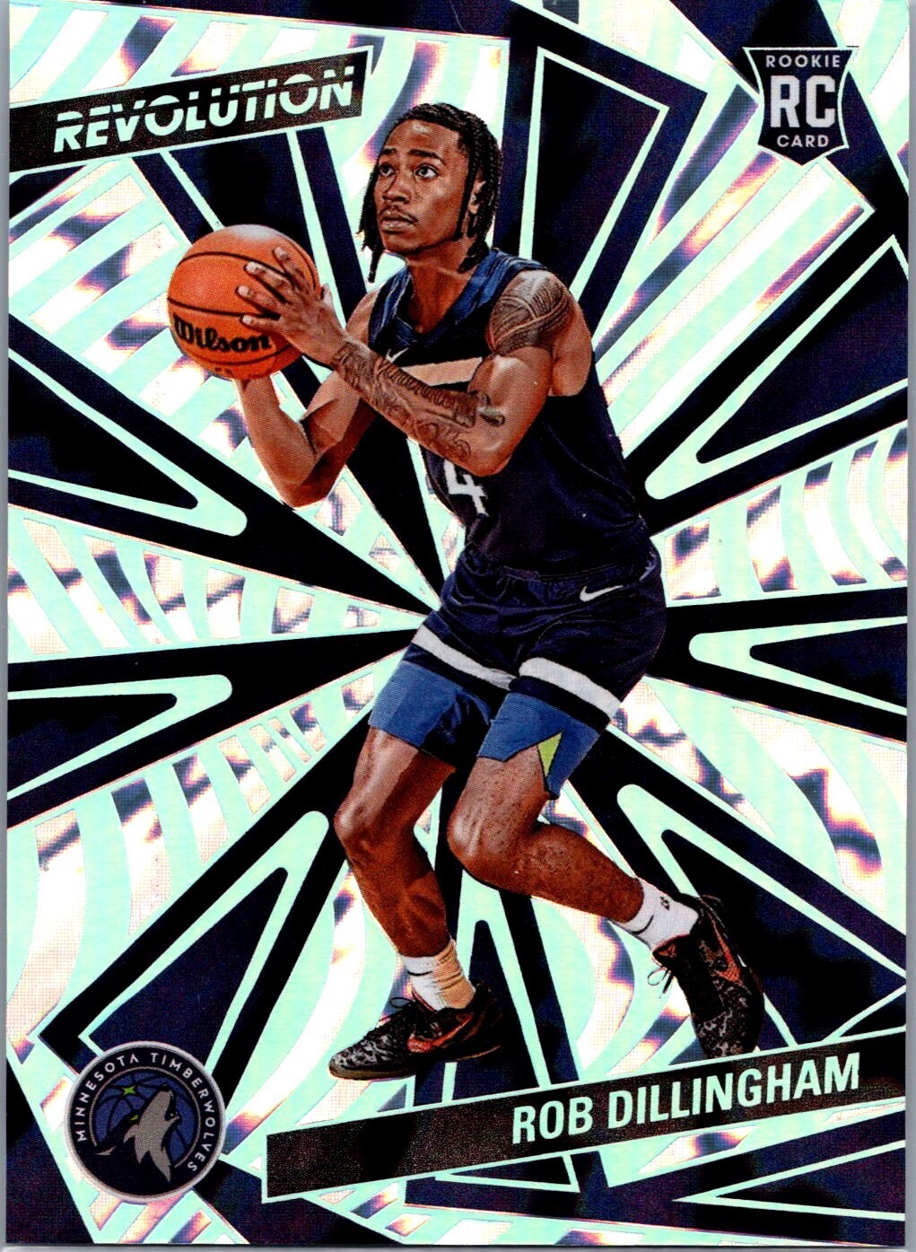 2024-25 Panini Revolution - Rookies Robert Dillingham #105 Lightning /175 RC)